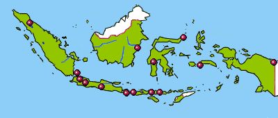 インドネシア全国地図